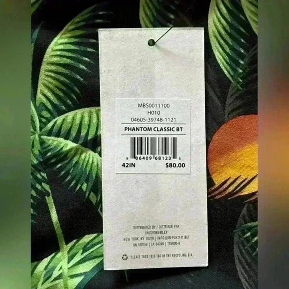 NWT HURLEY men’s swim trunks size 42 (waist to  bottom 21 inches) - Picture 4 of 8